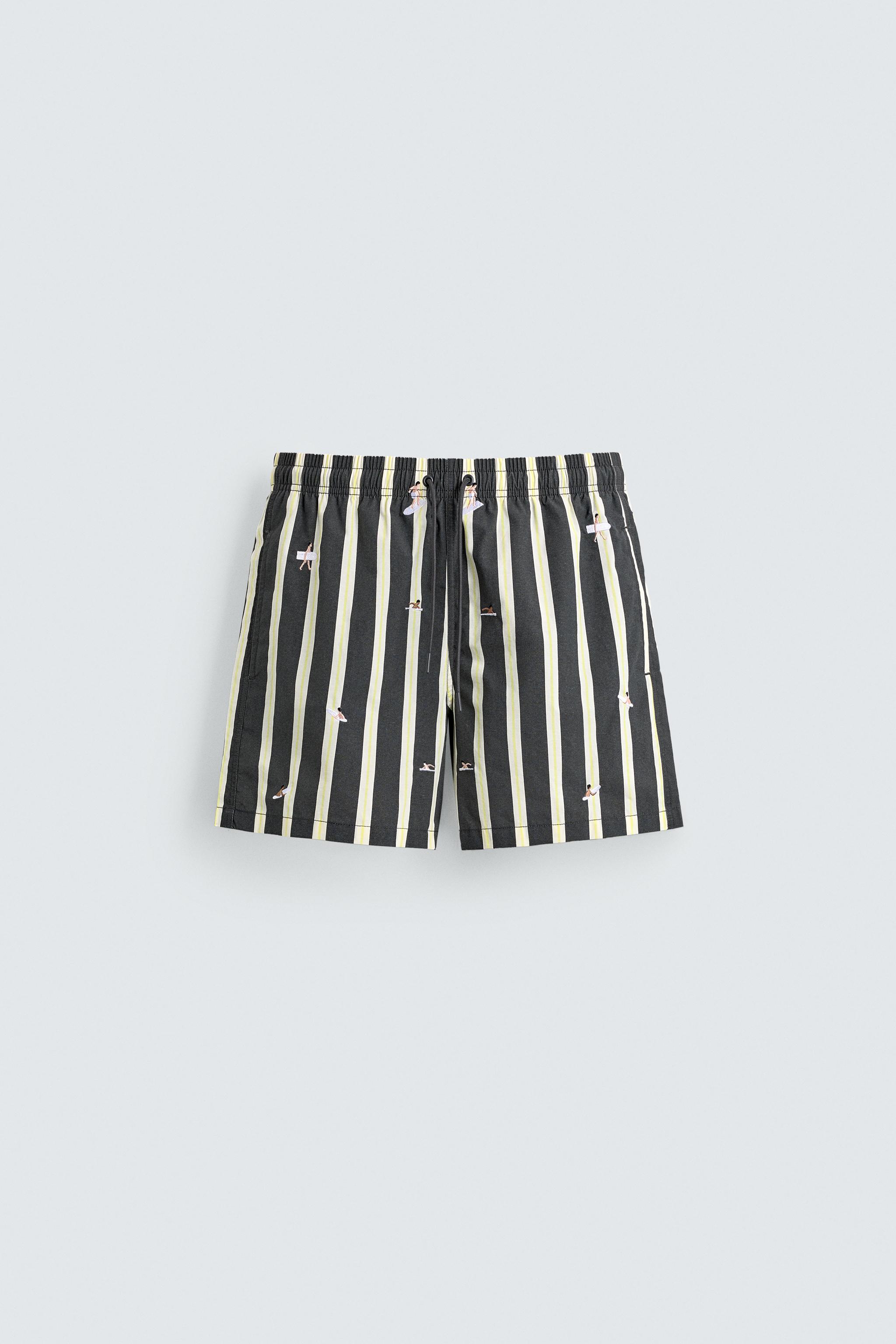 MAILLOT DE BAIN MI-LONG BRODERIES